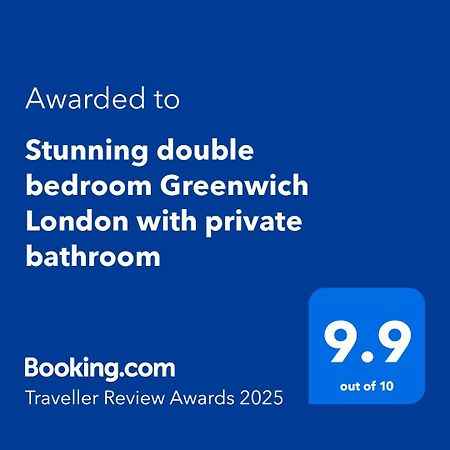 Stunning Double Bedroom Greenwich London With Private Bathroom Exterior foto